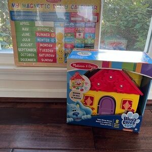 Melissa and Doug Bundle - Blue's Clues and Daily Calendar NWT